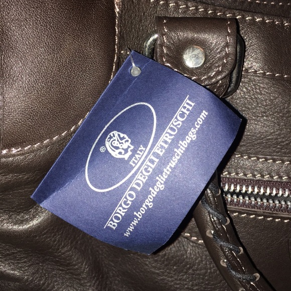Borgo Degli Etruschi Satchel Bag BNWT - Picture 3 of 8